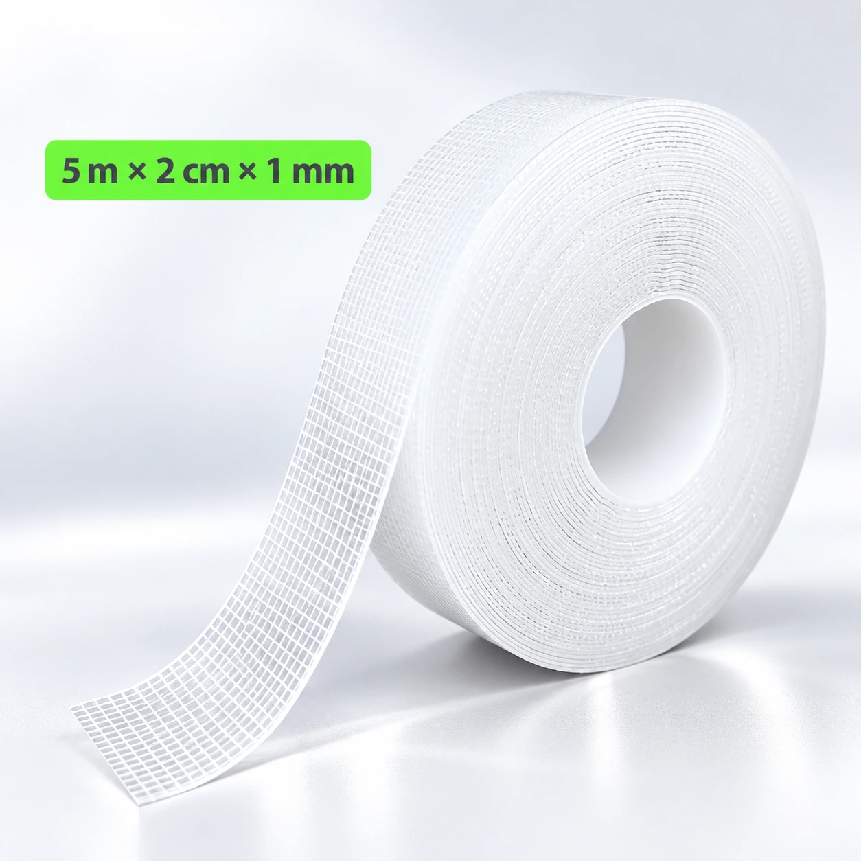 Rolle ultra starkes Nano-Klebeband mit Glasfasergewebe, 5 m × 2 cm × 1 mm