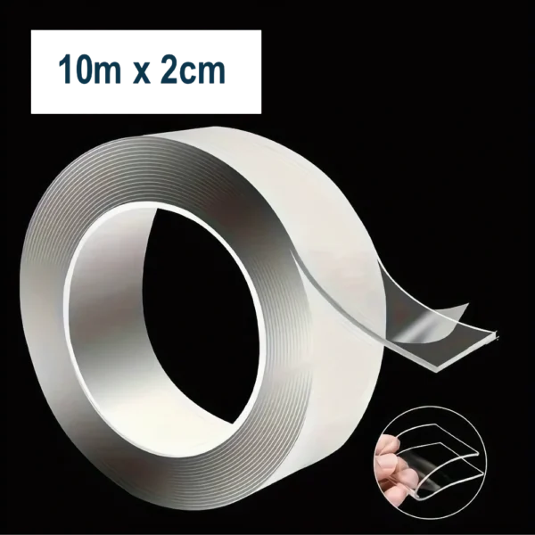 Doppelseitiges Nano Klebeband 10m 1