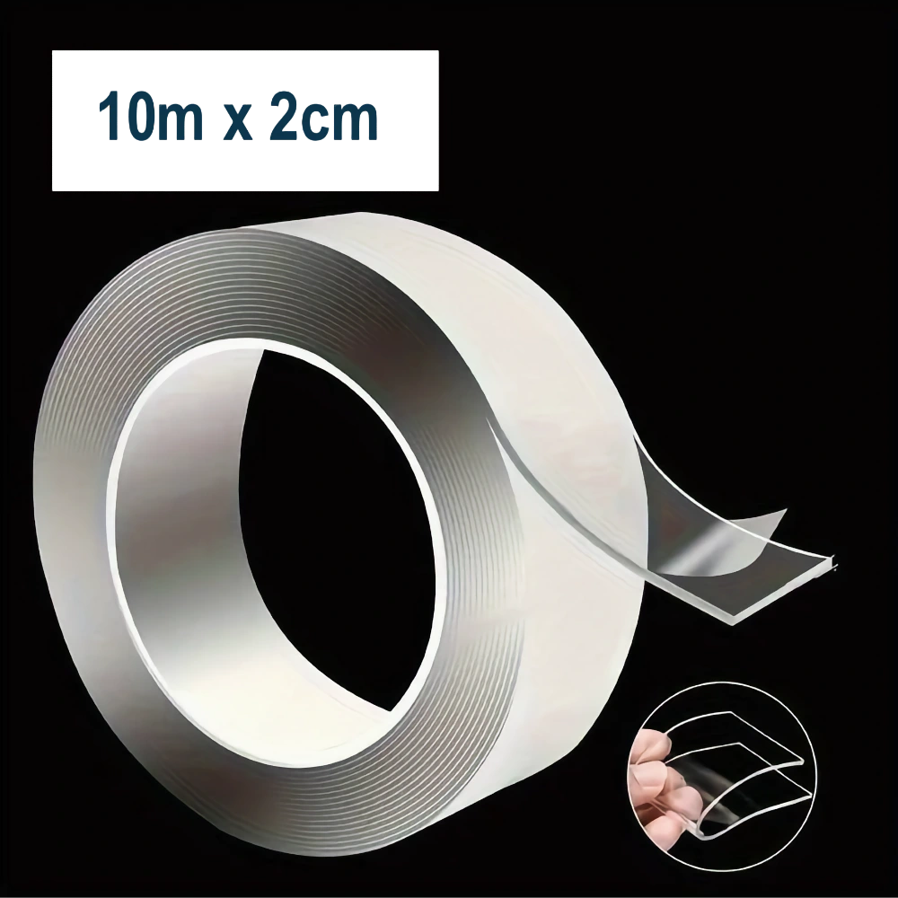 Doppelseitiges Nano Klebeband 10m 1