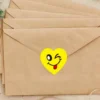 Gelbe Herzen Stickers 6